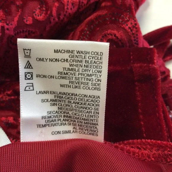 Gegrge Girls Red Velvet High-Low Holiday Dress Sz8 - Picture 9 of 10